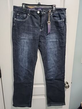 VGS Women's Straight Dark Indigo Jeans
